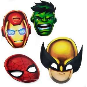  Marvel Super Hero Squad Assorted Masks (8 count) Health 
