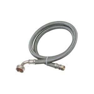  5 Stainless Steel Dishwasher Hose 3/8 Compression x 3/4 