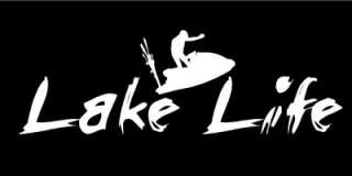 Lake Life Decal, Jet ski, watercraft sticker  