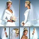 MISS BRIDAL VEIL WEDDING HEADPIECES with OPT VEILS SEWING PATTERN 