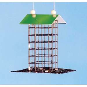  Finch Wire Bird Feeder w/ Roof   for Suet and Seed Cakes 