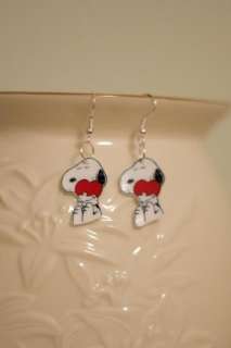 Snoopy earrings valentines,heart,fashion jewelry,peanut  