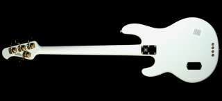   Music Man Stingray Premier Electric 4 String Bass Gilded White  