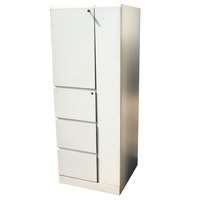 64 White Knoll cabinet. Features two top shelves, three bottom 