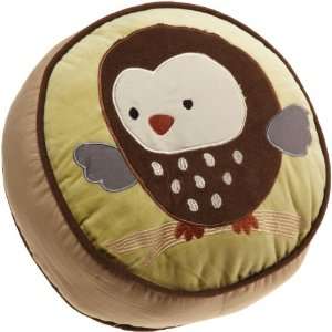   Carters Forest Friends Throw Pillow, Tan/Choc, 12 X 12 X 3 Baby