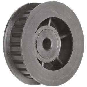Timing Belt Pulley Nylon Glass Filled, Double Flange, 1/5 Pitch, 1/4 