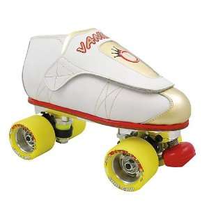  Vanilla Tony Zane Gold PowerTrac Power Plus Jam Roller Skates 