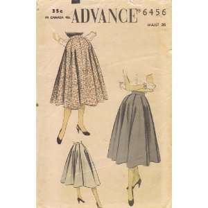  Advance 6456 Vintage Sewing Pattern Womens Eight Gored 