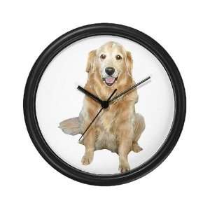   : Golden Retreiver Dog Humor Wall Clock by CafePress: Home & Kitchen