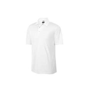   ClimaLite Textured Solid Polo   White   Large
