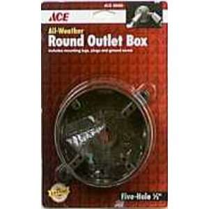  Ace Round Weatherproof Outlet Box (36260)