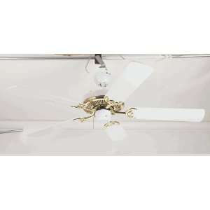  Westinghouse 78025 52 inch White & Polished Brass 5 White / White 