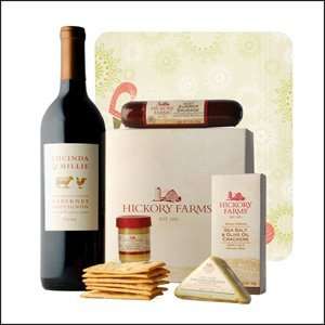  Hickory Farms Wine Gift Basket 